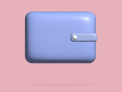 Wallet - 3D Business & Finance Illustration 3d 3d icon business finance financial illustration money wallet