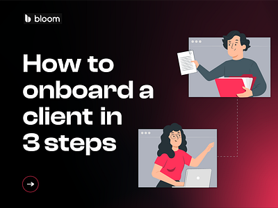 How to onboard your clients in 3 steps bloom brand identity branding clients design how to how to get clients logo onboard tutorial ui