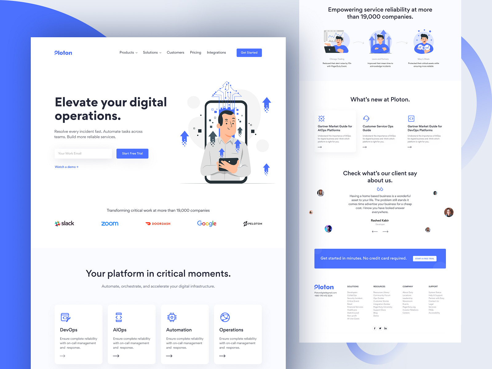 Landing page design for Software company by F.I Suhan - UI UX & Web ...