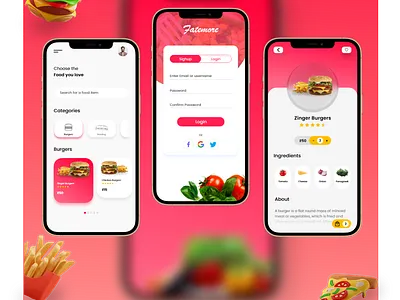 Online Food Ordering App ui