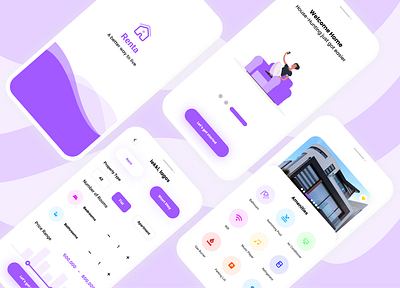 A house Rent App called Renta. design ui user experience design ux