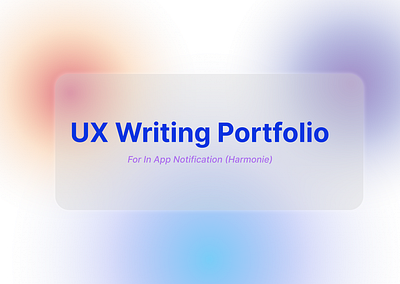 UX Writing for In App Notification design process ux ux writer ux writing writing writing process