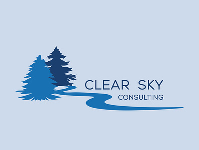 Clear Sky Consulting Logo Design Project branding design elegant logo graphic design illustration logo logo design minimalist design timeless logo design visual identity