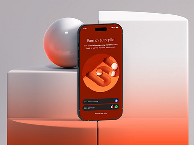 Onboarding - link accounts 3d account connection design figma ios mobile app onboarding ui ux