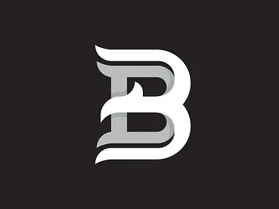 Letter B Phoenix or Eagle Logo animal b bird eagle falcon hawk initial innital letter minimalist phoenix simple