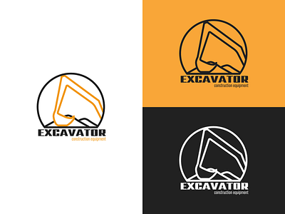 Construction rental company logo. adobe illustrator construction design graphic design illustration logo logotype rent vector