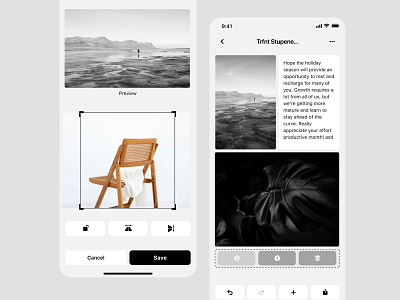 Moodboards app app design ios mobile ui uidesign