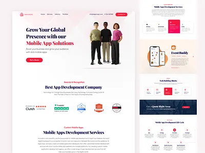 Agency Website Design agency website design ocreatives studios uiux design website ui