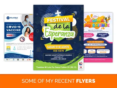 Professional Event Flyer or Poster Design trifold