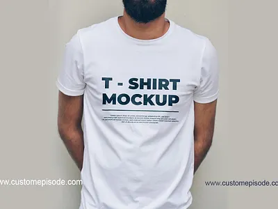 Men's T-shirt mockup Free Download white t shirt mockup