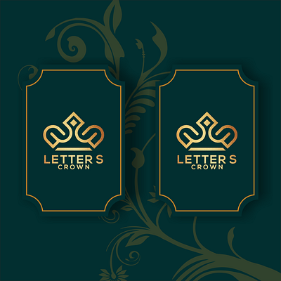 ss crown logo branding crown design graphic design illustration logo logos motion graphics ss typography ui usa ux vector