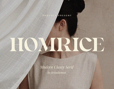 Homrice – Modern Classy Serif calligraphy display font font free font freebies logotype modern font serif serif font type typeface typography