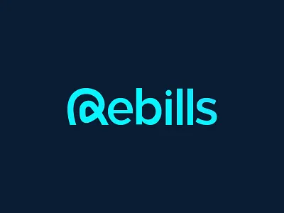 Rebills.io beauty branding business graphic design internet it latter logo media relax shop text logo word mark