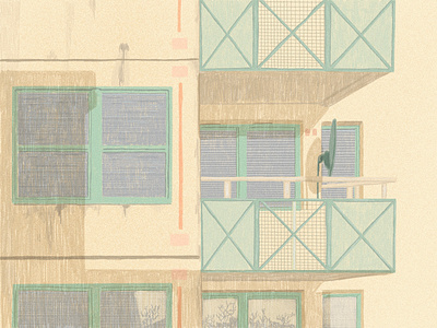 Window view illustration