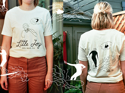 Little Joy Del Mar apparel graphic commercial graphic graphic design illustration product design