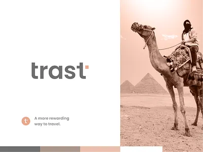Trast travel agency adventure agency booking brand design branding clean design explore holiday identity logo design simple tourism travel travel agency travel app travel logo travel service traveling trip