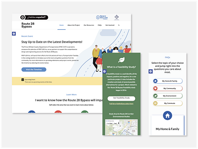 Route 28 Bypass Website design graphic design ui ux website