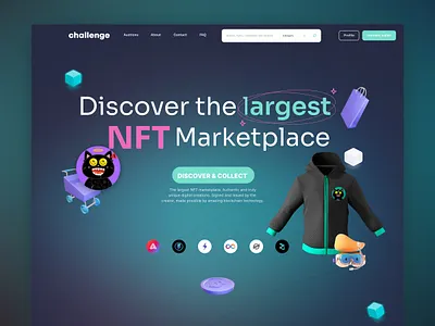 NFT MARKETPLACE clean figma nft ui uiux ux website