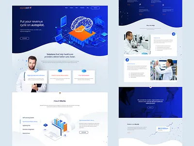 Healthcare Blockchain and AI admin administrative ai artificial intelligence blockchain data healthcare healthcare technology medical product design technology ui user user experience user interface design ux web design website