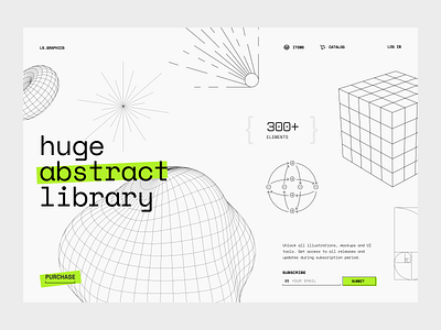 concept #246 button design download header illustration landing page shape vector
