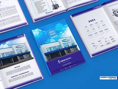 Corporate Notebook - Coelec book design graphic design illustration mockup print services