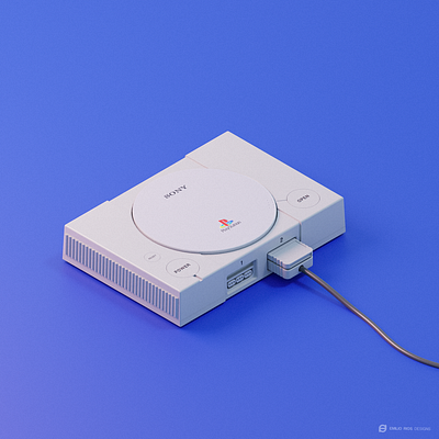 OG PlayStation! 3d 3d illustration 3d render blender console console 3d emilioriosdesigns isometric lowpoly lowpoly console lowpoly playstation playstation playstation 3d