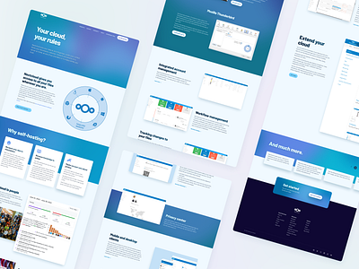 Nextcloud At Home Page Redesign branding redesign ui website