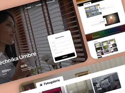 Umbre Window Blinds Webflow Web Design branding design layout ui ux uxui web web design web development webdesign webflow website window blinds