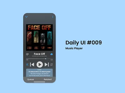 Music Player app design app design ui ux