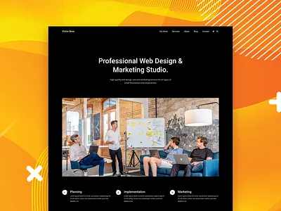 Victor - Modern Agency agency creative portfolio theme web design website wordpress