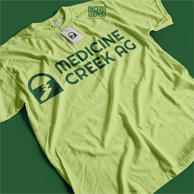 Medicine Creek Ag brand identity coreldraw design graphic design logo logo design logogram photoshop tshirt design visual identity