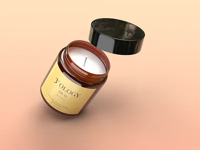 Candle Modelling 3d 3d modelling blender branding design dimension poster poster design product scene