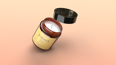 Candle Modelling 3d 3d modelling blender branding design dimension poster poster design product scene