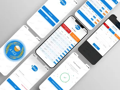 Rice App branding graphic design logo ui