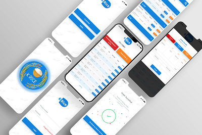 Rice App branding graphic design logo ui
