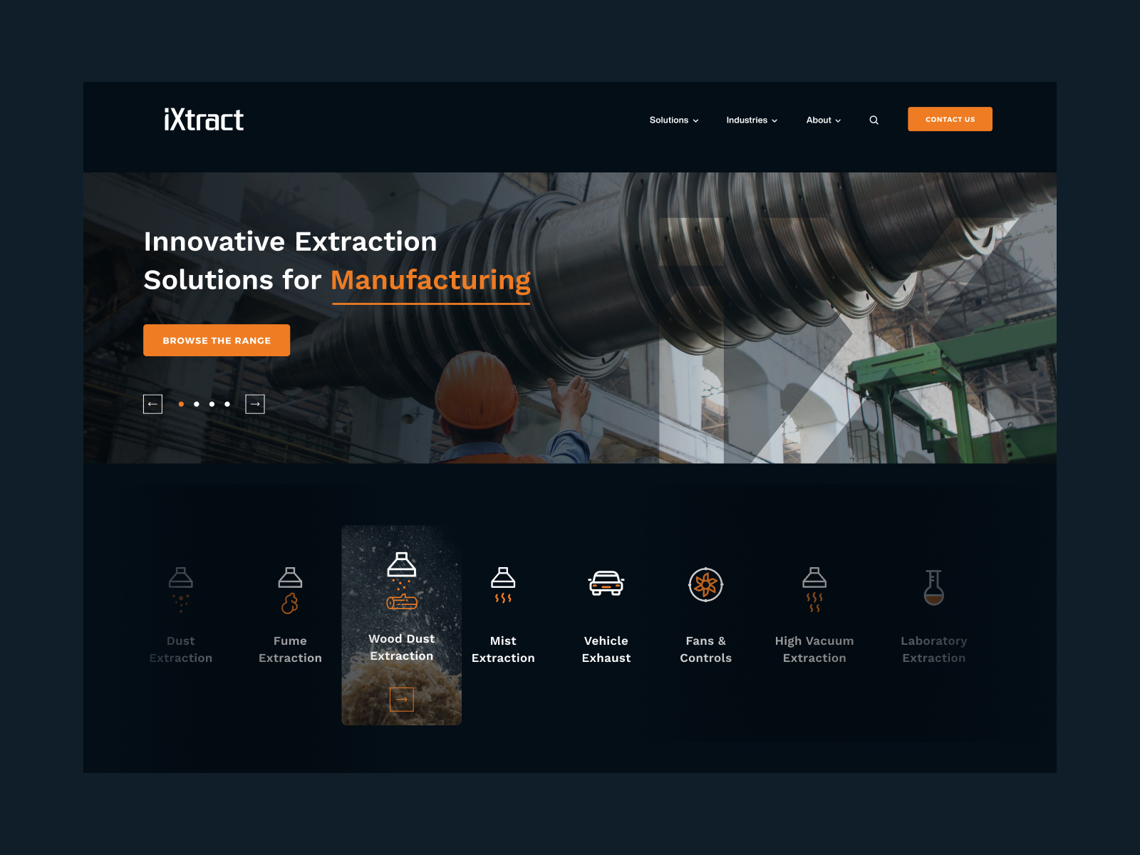 Manufacturing Website