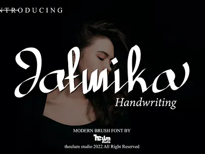 Jatmika - Lovely Handwriting Font beauty font branding clean cool cool font font font bundle graphic design handwriting handwriting font handwritten logo lovely font modern handwriting multilingual script simple typeface typography wedding font