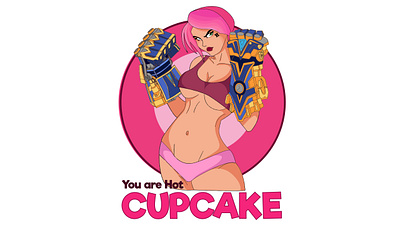 You Are Hot Cupcake ( character design digital art graphic design illustration league of legends vector