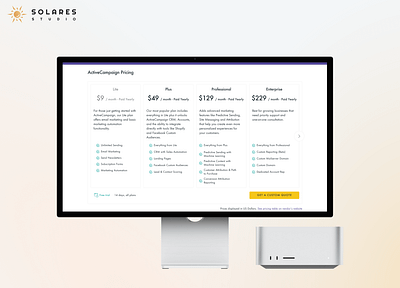 OMR Reviews: Product pricing plans b2b b2c comparison data visualization design desktop e commerce information architecture pricing plans product page ui web