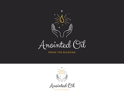 Anointed Oil Logo branding graphic design logo