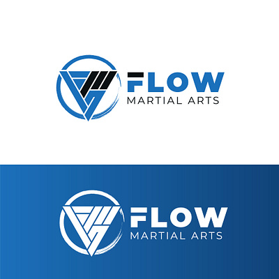 Flow Martial Arts design graphic design logo vector