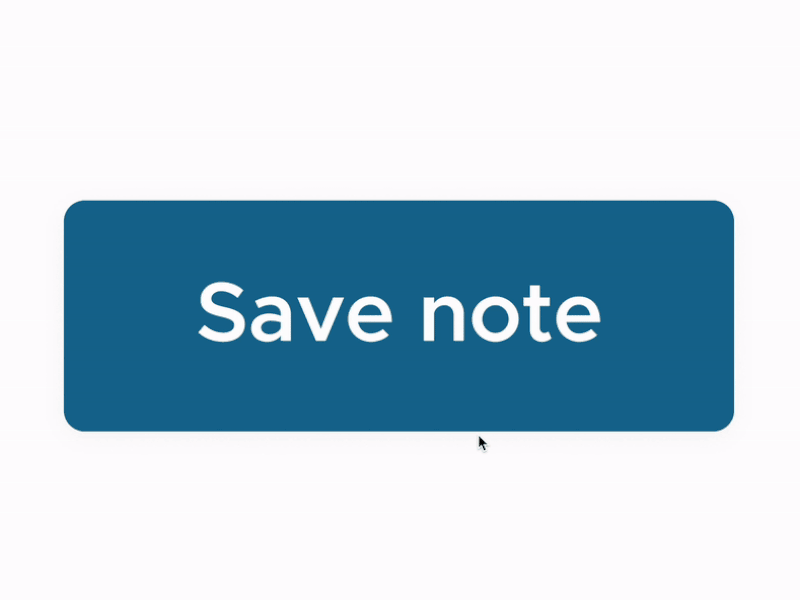 Save button animation button clean save simple ui