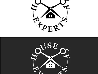 HOUSE OF EXPERTS creative logo minimal simple
