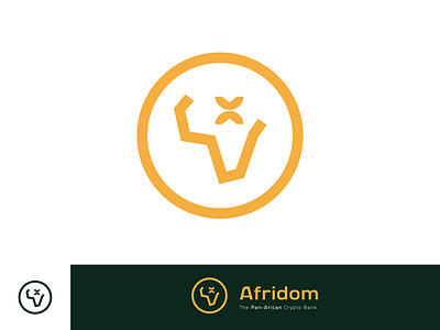 Afridom Logo bran graphic design logo logo design