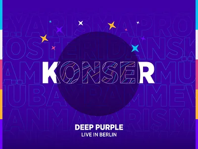 Typographic Title Cover concert cover design graphic music song title typographic typography