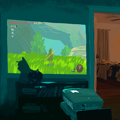 Breath of the Wild digitalpainting illustration michaeleugene procreateapp
