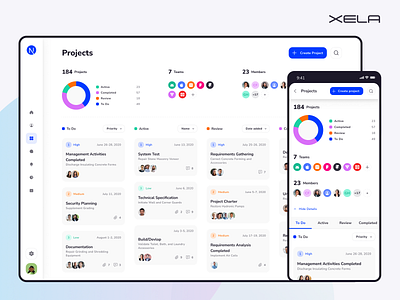 XELA Design System - Responsive App Templates android app dashboard template design system figma flutter ios jetpack compose mobile app prototyping responsive templates swiftui template templates ui kit