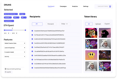 NFT Marketing UI ui