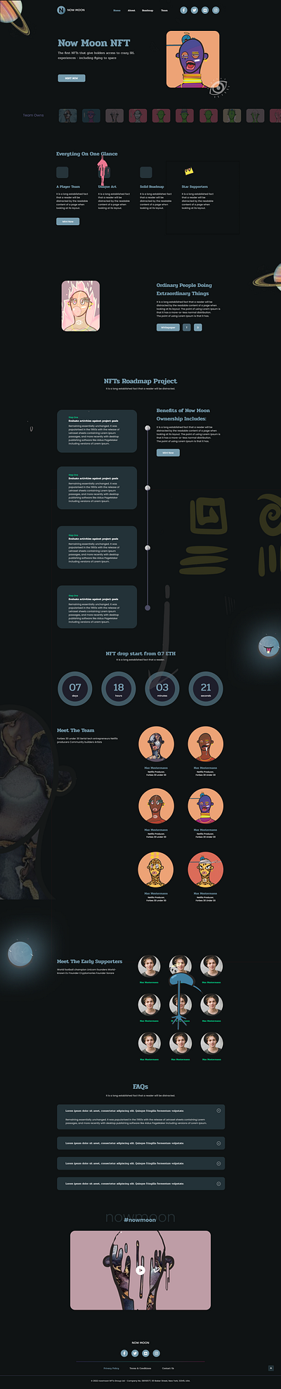 Kosmos NFT UI/UX branding ui