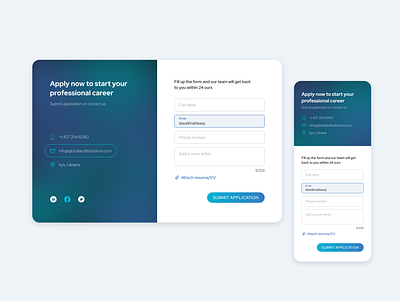 Pop-up - Job Apply apply figma job popup ui ux